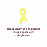 yellowribbon2, The journey of a thousand miles ... T Shirt
