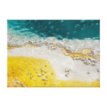 Yellowstone Abstract Wrapped Canvas Print