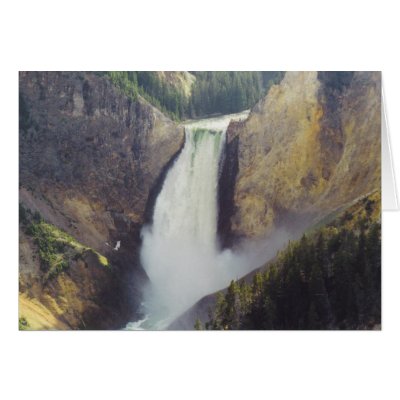 Yellowstone Falls2 Cards by JaguarPhotos