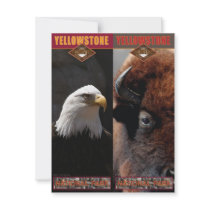 Yellowstone National Park-Bookmarks Custom Invitations