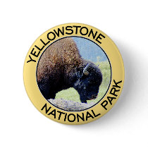 Yellowstone National Park Pinback Button