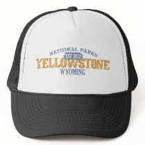 Yellowstone National Park in National Park Trucker Hat