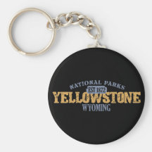 Yellowstone National Park in National Park Key Chains
