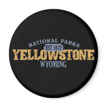 Yellowstone National Park in National Park Refrigerator Magnet