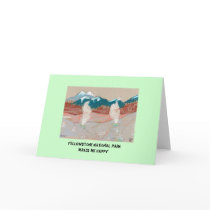 Yellowstone National Park Note Cards - Customized
