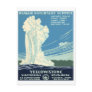 Yellowstone National Park Post Card
