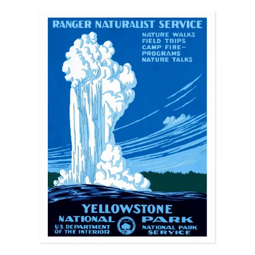 Yellowstone National Park Postcard Zazzle