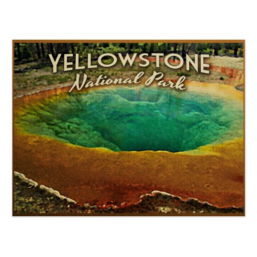 Yellowstone National Park Postcard Zazzle