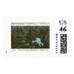 Yellowstone National Park Poster 1902 Postage Stamps
