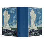 Yellowstone National Park ranger naturalist servic Vinyl Binders