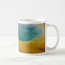 Yellowstone Thermal Spring In Morning Mugs
