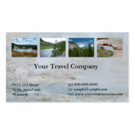 Yellowstone travel agency business card