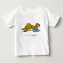 Yellowtail Sleeps (Titled) t-shirts by richardmadgin Yellowtail Sleeps (Titled) t-shirts