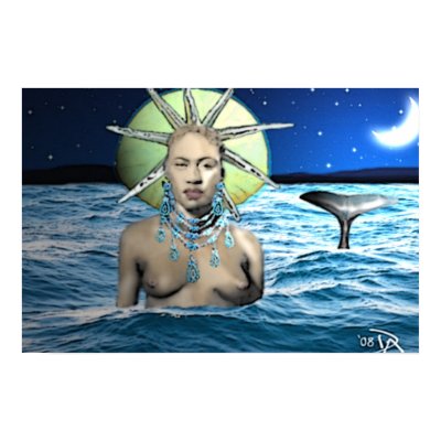 Yemaya, Mother of the Seven Seas Poster by voodoomama
