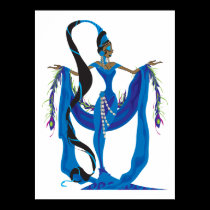 Yemaya Print by Azodnem Yemaya Print