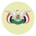 Yemen Coat of Arms detail stickers by representmycountry Yemen Coat of Arms detail stickers