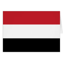 Yemen Flag Greeting Cards