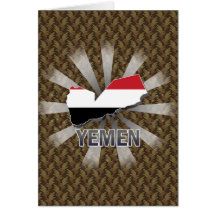 Yemen Flag Map 2.0 Cards
