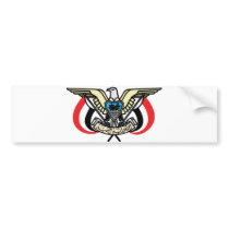 Yemen Official Coat Of Arms Heraldry Symbol bumper stickers