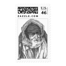 YEMENI OLD MAN postage by nefera YEMENI OLD MAN postage