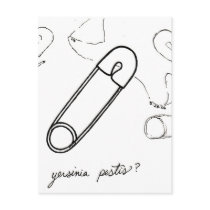 Yersinia Pestis postcard postcards
