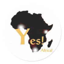 Yes! Africa! Sticker by grschnarr Yes! Africa! Sticker
