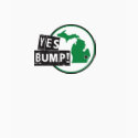 Yes Bump Green Circle Long Sleeve Tee t-shirts by bumpband Yes Bump Green Circle Long Sleeve Tee t-shirts