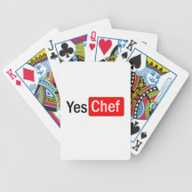 Yes Chef Playing Cards