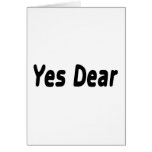Yes Dear Card