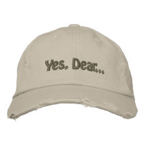 Yes, Dear... embroidered hats