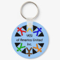 yes graphic keychains by YesofAmericaUnited yes graphic keychains