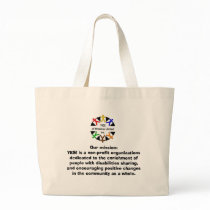 yes graphic, Our mission: YES! is a non-profit ... bags