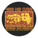 Yes He Can! Comrade Obama Spoof stickers by Libertymaniacs Yes He Can! Comrade Obama Spoof stickers
