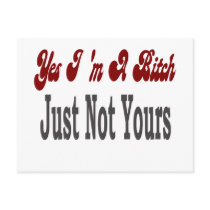 Yes I Am A Bitch 2 postcards