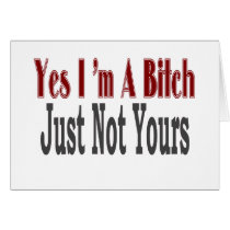 Yes I Am A Bitch 7 cards
