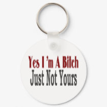 Yes I Am A Bitch 7 keychains