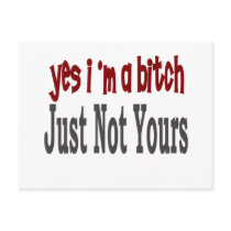 Yes I Am A Bitch 8 postcards