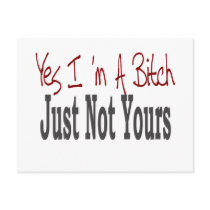 Yes I Am A Bitch 9 postcards