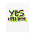 Yes I am a Geek postcards