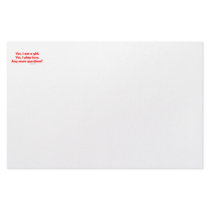 Yes, I am a girl. Yes, I play bass. Bass Player Custom Stationery