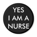 YES I AM A NURSE Magnet