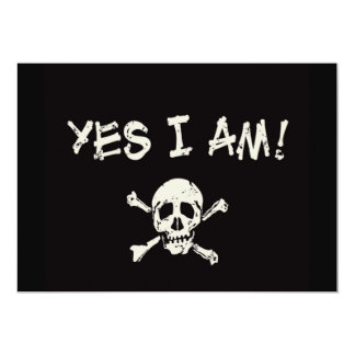 yes i am a pirate t shirt