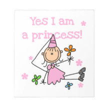 Yes I am a Princess Memo Pad