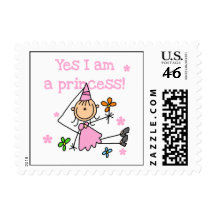 Yes I am a Princess Postage Stamps