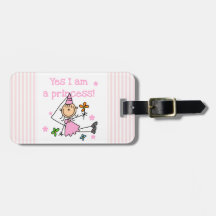 Yes I am a Princess Tags For Bags