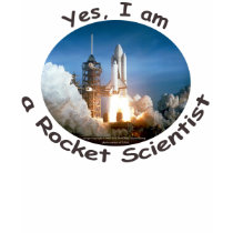 Yes, I am a Rocket Scientist Fitted Baby-Doll T t-shirts