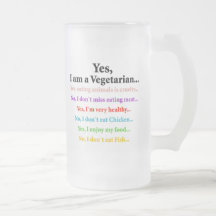 Yes, I am a Vegetarian... Mugs