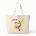 Yes I Can Dance Tote Bag bag