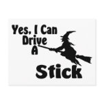 Yes, I Can Drive A Stick Post Cards