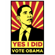 YES I DID... VOTE OBAMA Shirt - Customized